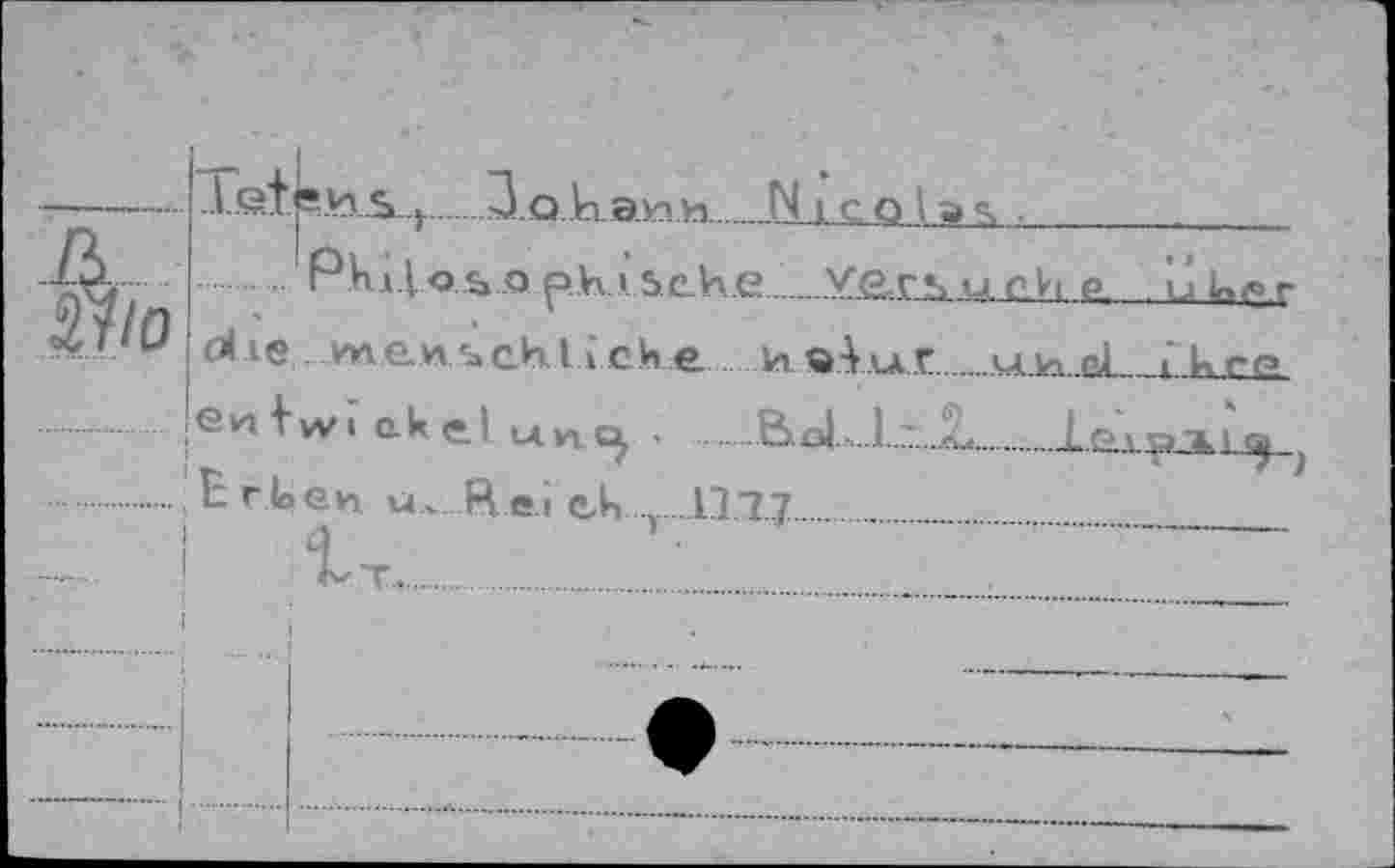 ﻿..letter s.....3 акаин.......Nicolas ■_________
Philo ь о p.h.» seh е...... уе.г.ъ.м.11Ь..е cà ie mей sch I i ch e и а Л лл .г.......и.и_.а1

Г.П77